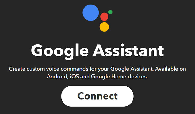 IFTTTとGoogle Assistantを連携させる